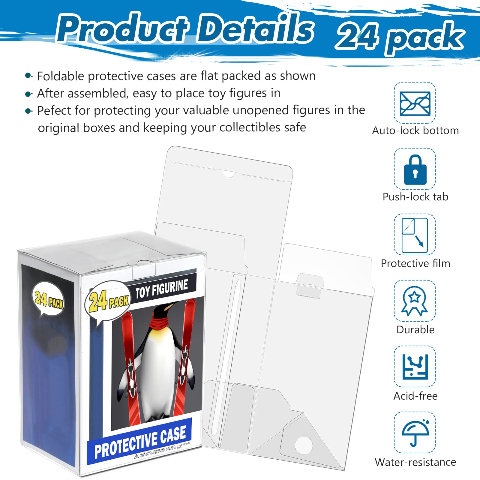 Premium Clear Heavy Duty 0.35/ - Funko Pop Protector 评论和价格