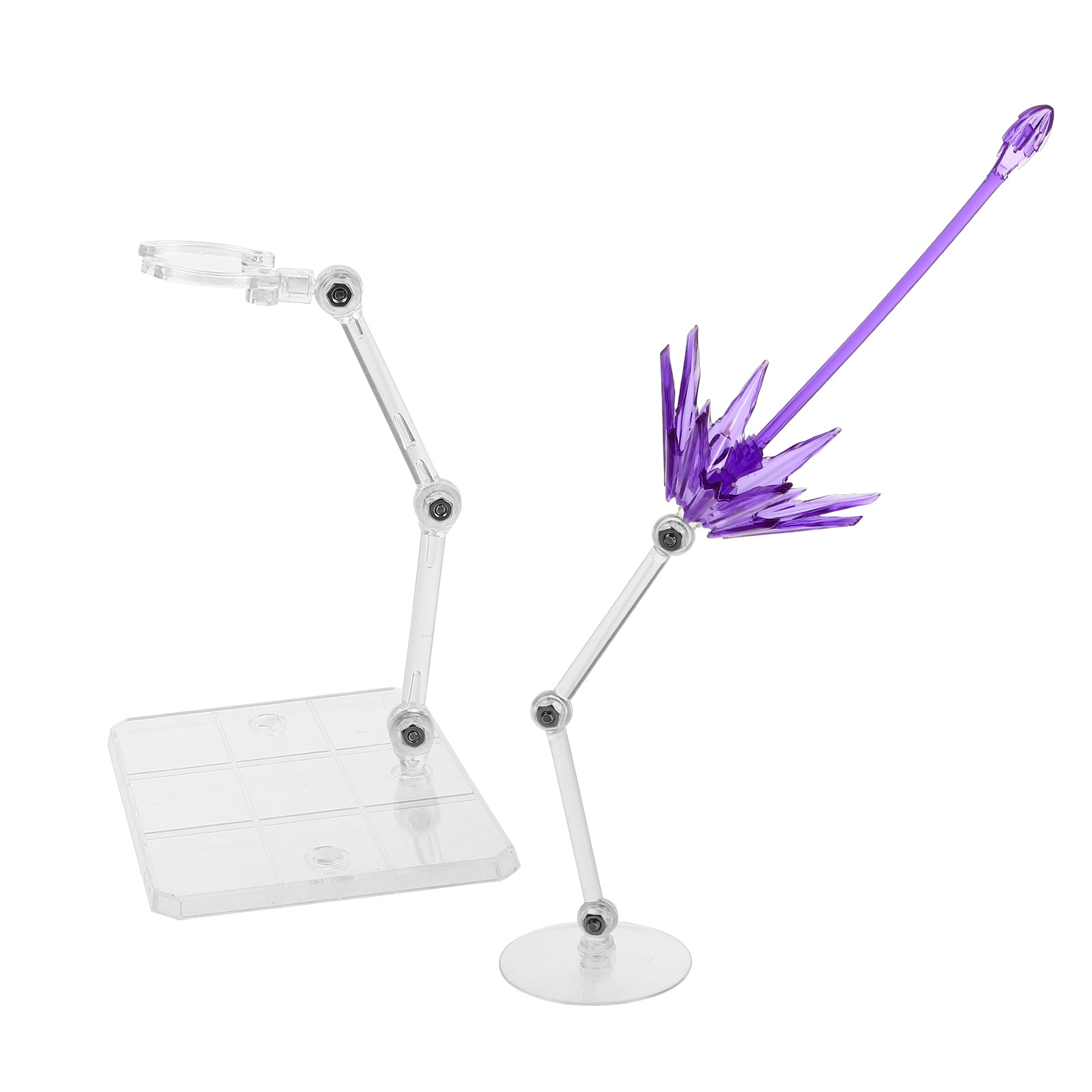 2Pcs Special Effect Clear Acti - Action Figure Stand 评论和价格