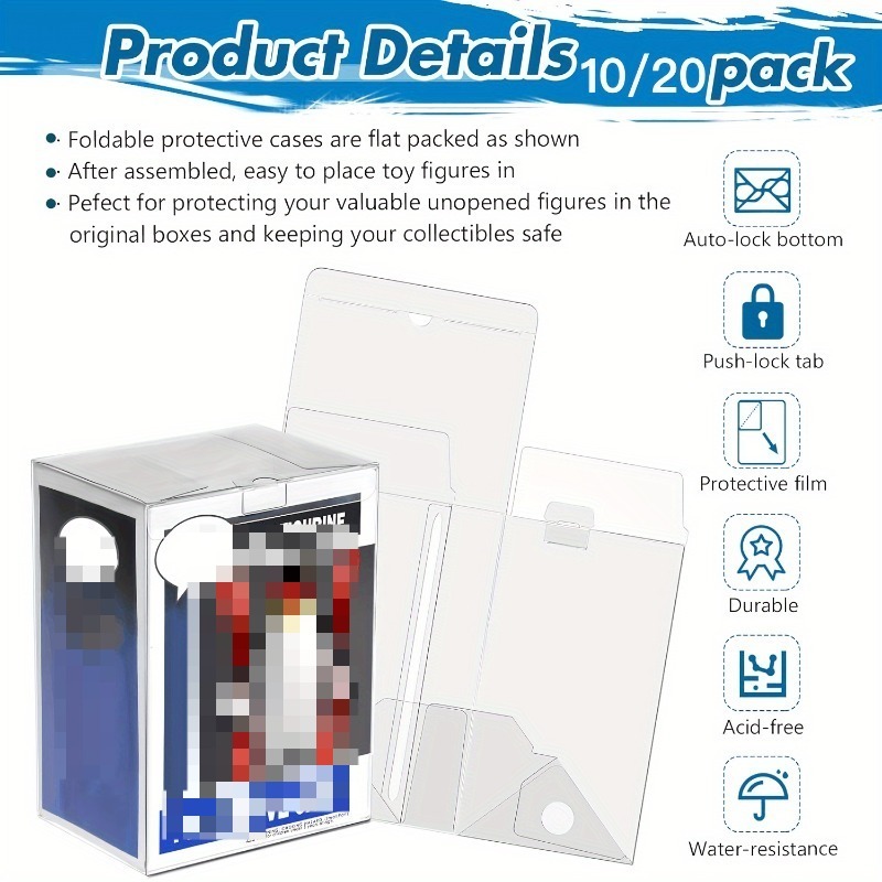 20/10-Pack Premium Clear Prote - Funko Pop Protector 评论和价格